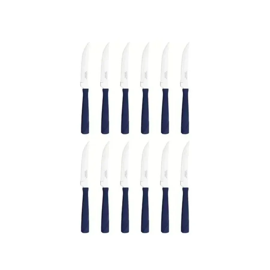 Cuchillo New Kolor azul x 12 - TRAMONTINA