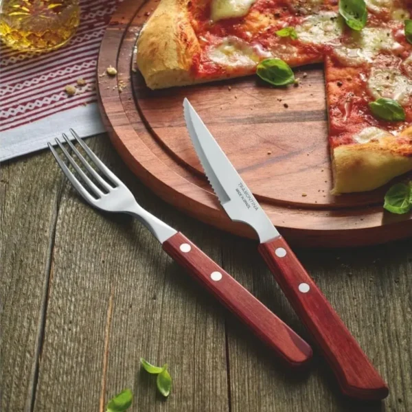 Set de cubiertos para asado Polywood x 12 piezas chico – TRAMONTINA