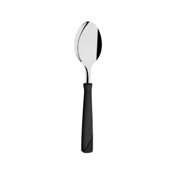 Cuchara de té New Kolor negro x 12 – TRAMONTINA