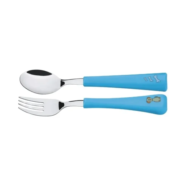 Set de cubiertos infantiles celeste x 2 piezas – TRAMONTINA
