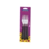 Tenedor New Kolor negro x 3 - TRAMONTINA