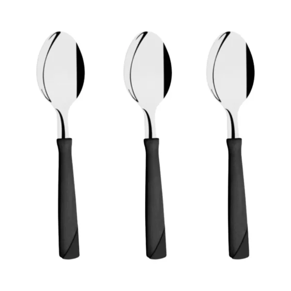 Cuchara New Kolor negro x 3 – TRAMONTINA