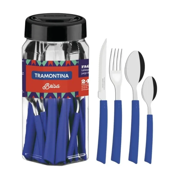 Set de cubiertos Brisa x 24 piezas – TRAMONTINA