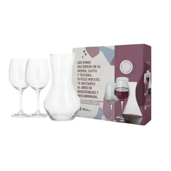 Set decanter + 2 copas Brunello 490 ml – NADIR