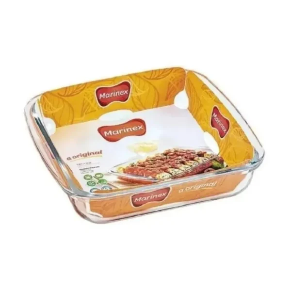Asadera de vidrio cuadrada 22 x 24,8 cm – MARINEX