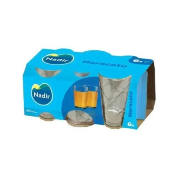 Set 6 vasos Maracatu 265 ml – NADIR
