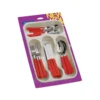 Set cubiertos x24 + cubiertera New Kolor rojo - TRAMONTINA