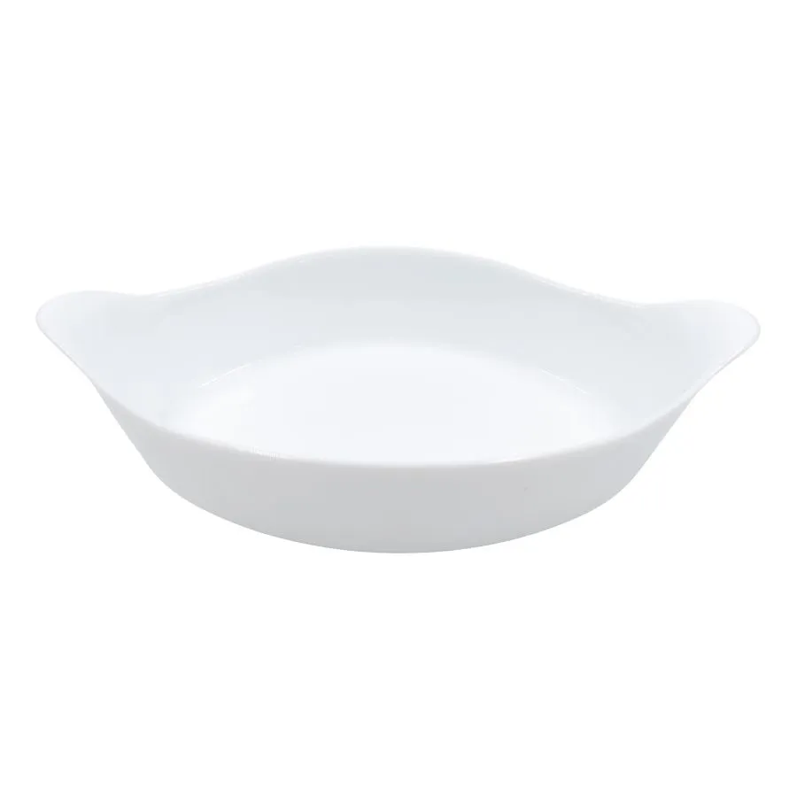 Asadera de vidrio Opaline oval 29 x 18 cm – MARINEX