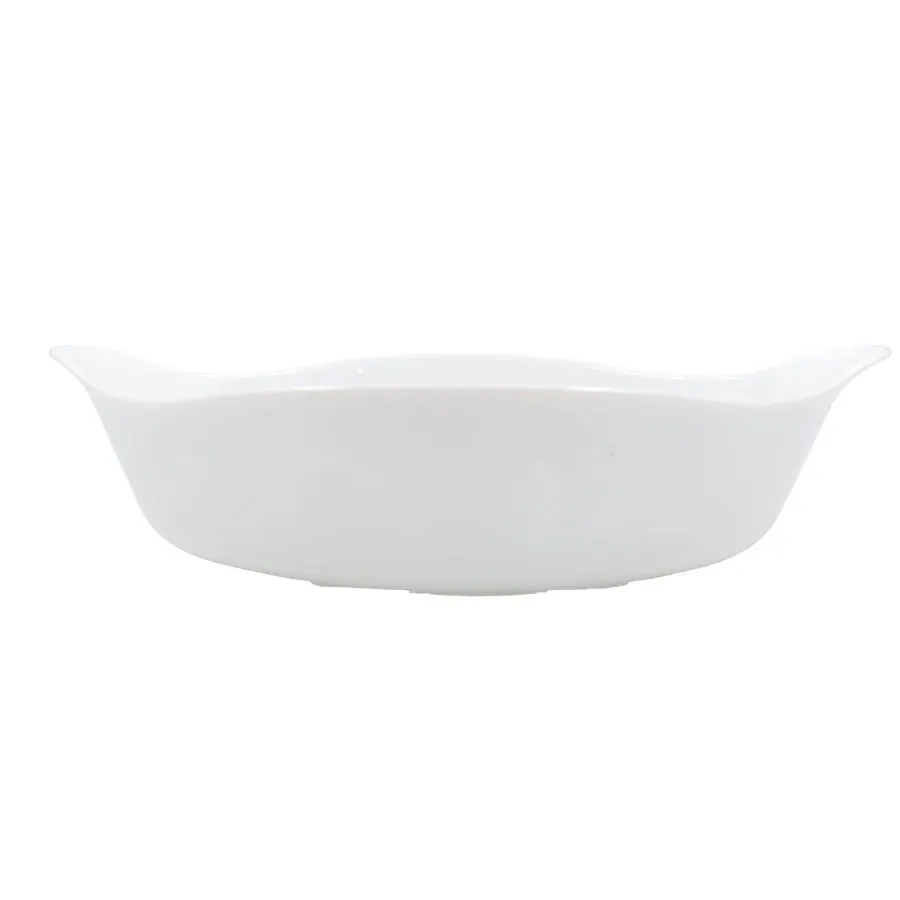 Asadera de vidrio Opaline oval 29 x 18 cm – MARINEX