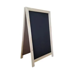 Pizarrón doble de madera 100 x 60 cm