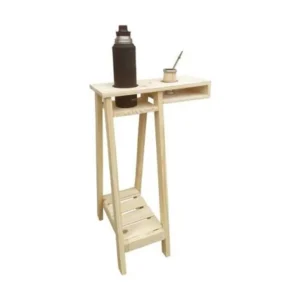 Mesa matera plegable de pino