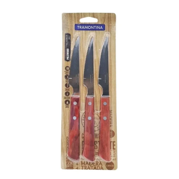 Cuchillo Polywood x 3 – TRAMONTINA