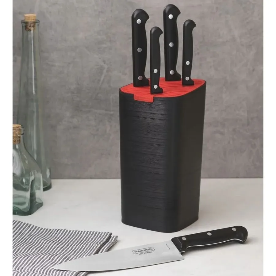 Set cuchillos Plenus 6 piezas con soporte - TRAMONTINA