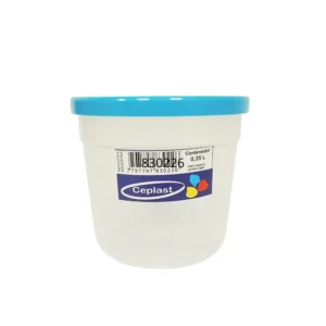 Hermético redondo plástico 350 ml – CEPLAST