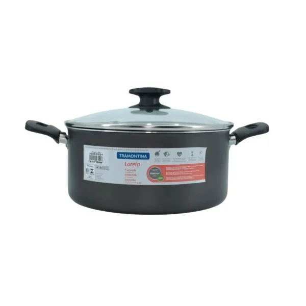 Cacerola antiadherente Loreto 22 cm (3,8 L) – TRAMONTINA