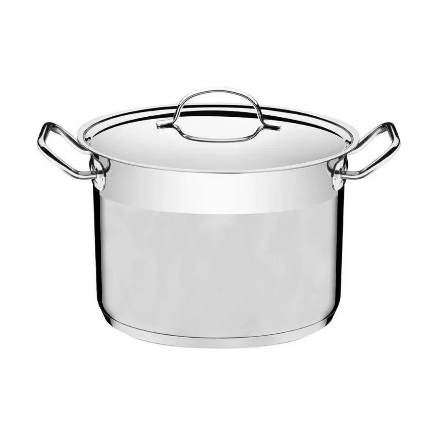 Olla profesional acero inoxidable con tapa 11 L – TRAMONTINA