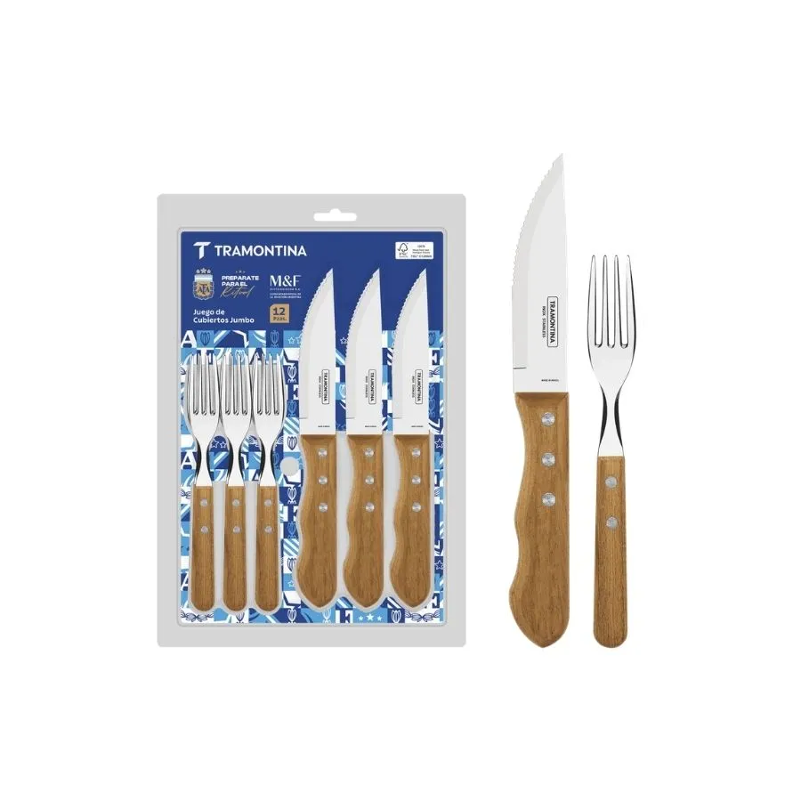 Set cubiertos Churrasco x 12 piezas – TRAMONTINA