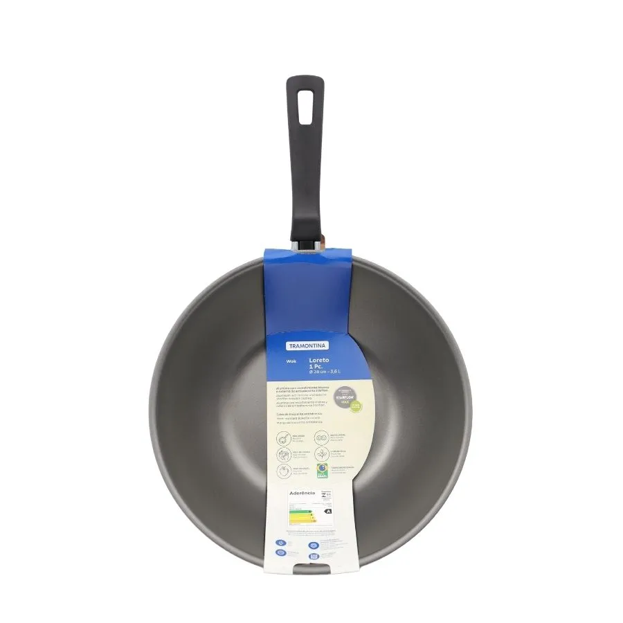Wok antiadherente Loreto 28 cm – TRAMONTINA