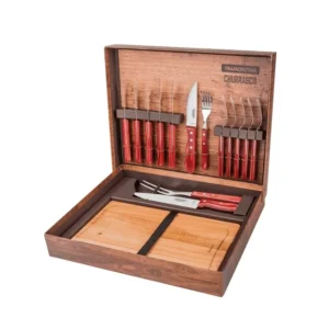 Set de cubiertos Churrasco x 14 piezas con tabla – TRAMONTINA