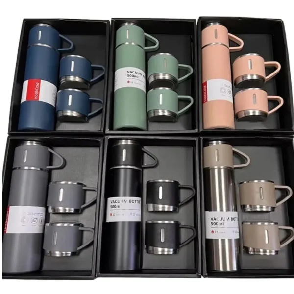 Set tarro acero 500 ml + 2 jarros