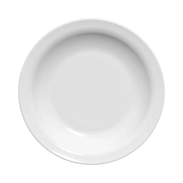 Plato de vidrio opalino Gourmet Hondo 22,4 cm – NADIR