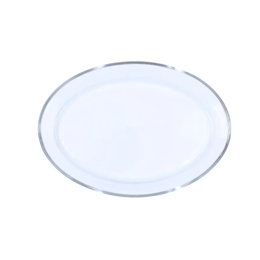 Asadera de vidrio oval 26 x 18 cm – MARINEX