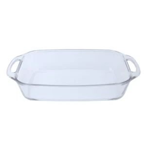 Asadera de vidrio línea Seletta rectangular 37 x 23 cm – MARINEX
