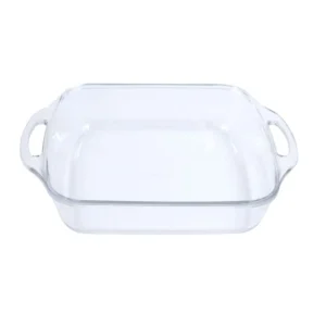 Asadera de vidrio línea Seletta cuadrada 34 x 28 cm – MARINEX