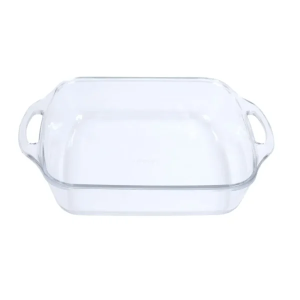 Asadera de vidrio línea Seletta cuadrada 34 x 28 cm – MARINEX