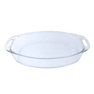 Asadera de vidrio línea Seletta oval 40 x 28 cm – MARINEX