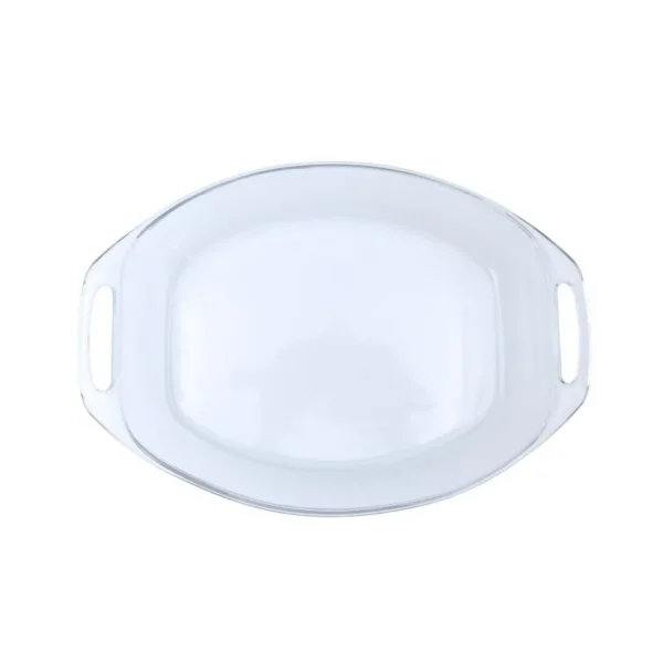 Asadera de vidrio línea Seletta oval 40 x 28 cm – MARINEX