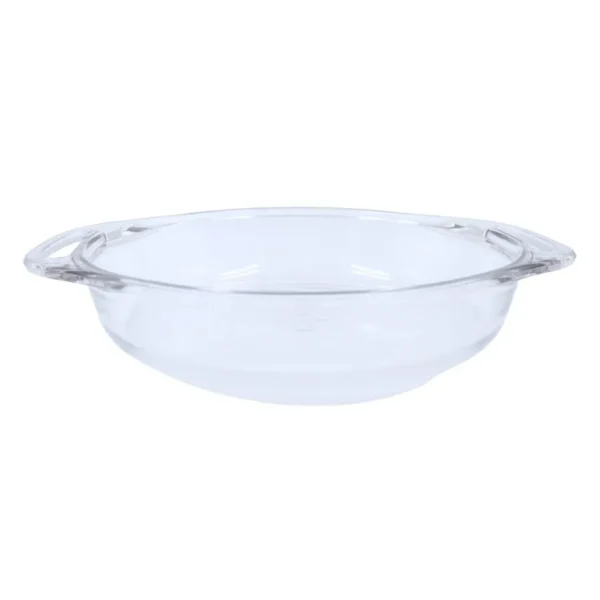 Asadera de vidrio línea Seletta redonda 27 x 27 cm – MARINEX