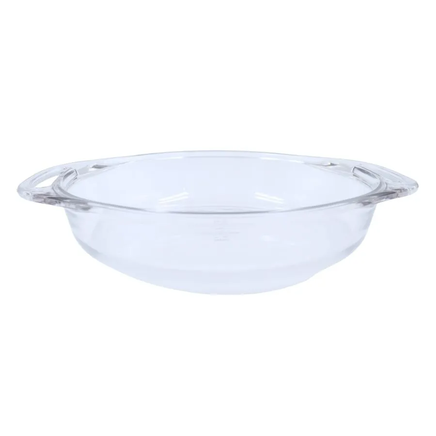 Asadera de vidrio línea Selettta redonda 27 x 27 cm – MARINEX
