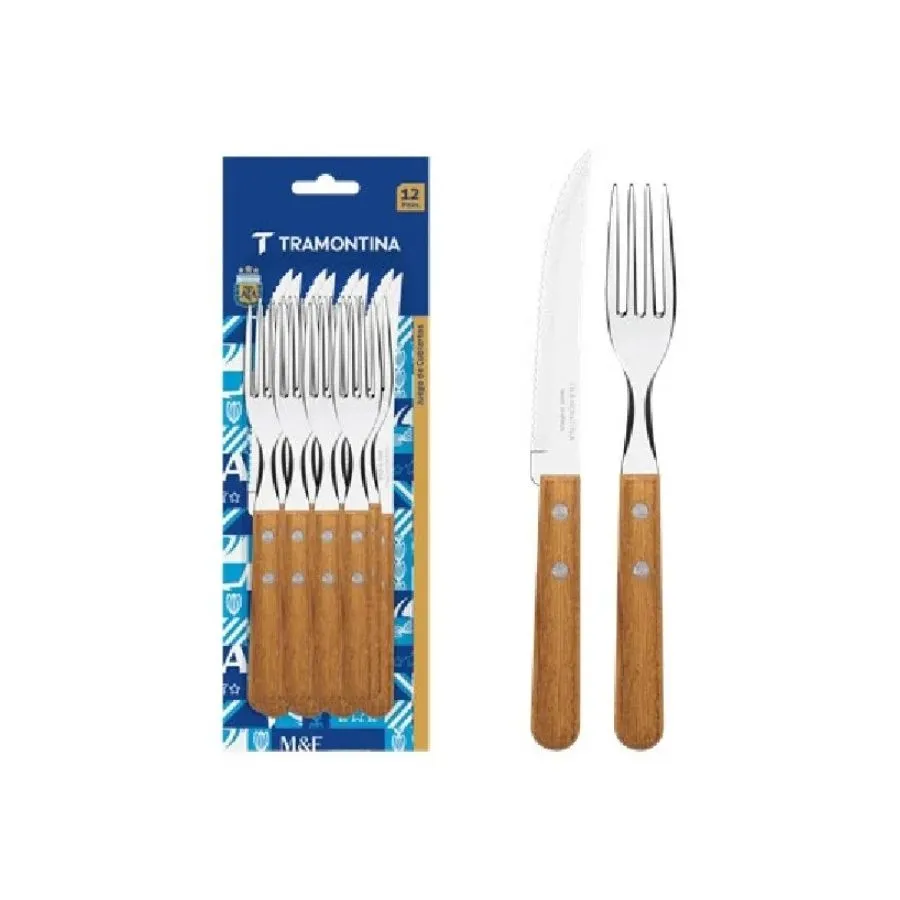 Set cubiertos Dynamic AFA x 12 piezas – TRAMONTINA