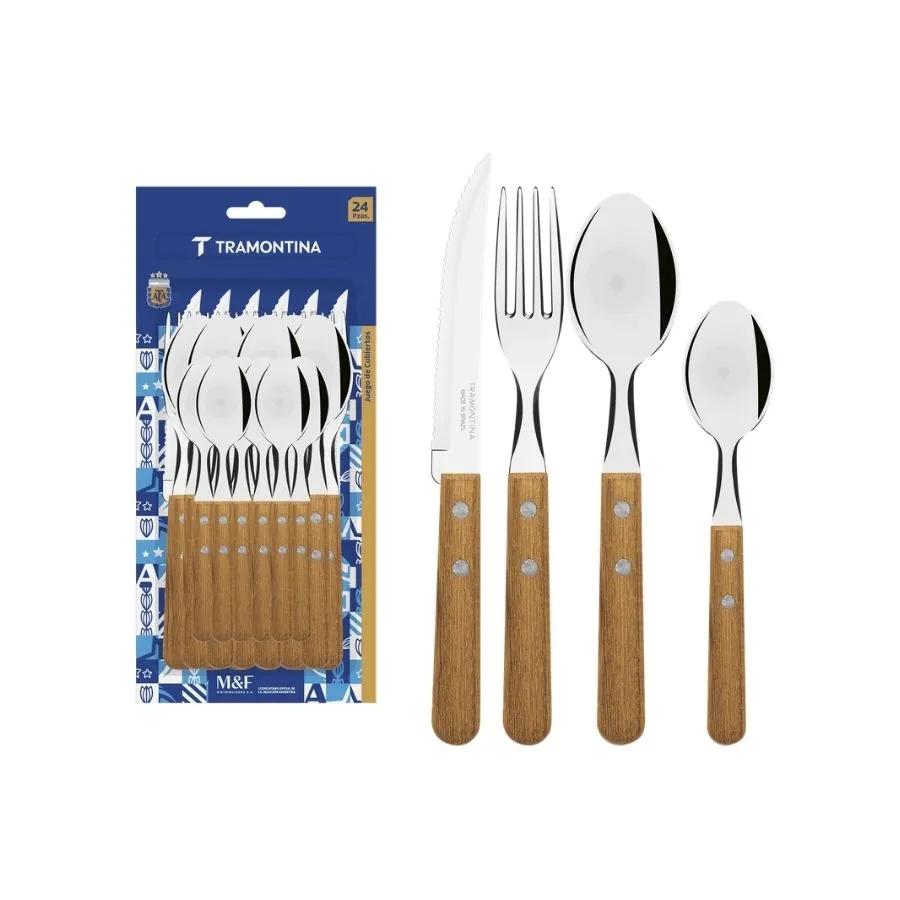 Set cubiertos Dynamic AFA x 24 piezas – TRAMONTINA