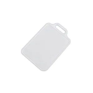 Tabla plástica moderna para picar chica blanca