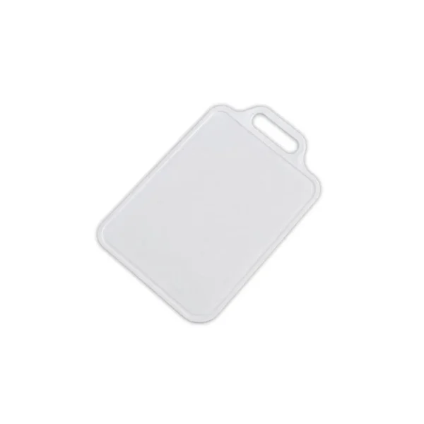 Tabla plástica moderna para picar chica blanca