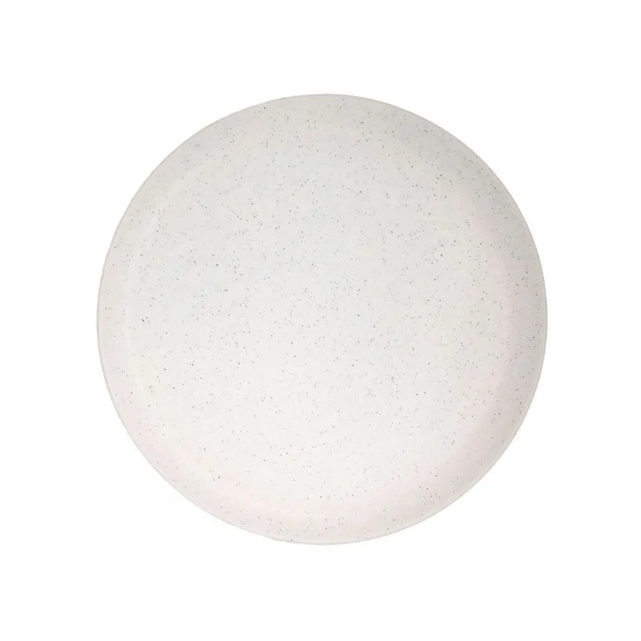 Plato playo de cerámica Flat Baunilha 26 cm – OXFORD