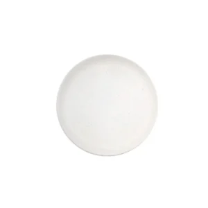 Plato de postre de cerámica Flat Baunilha 20 cm – OXFORD