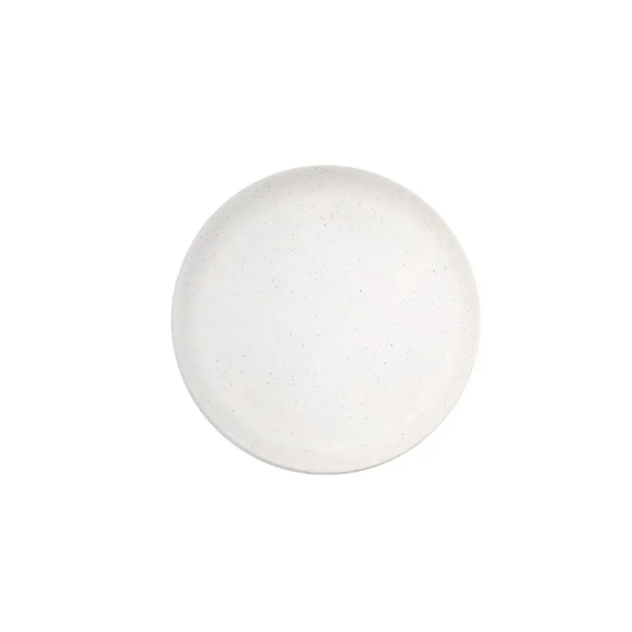 Plato de postre de cerámica Flat Baunilha 20 cm – OXFORD