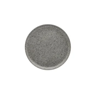 Plato de postre de cerámica Flat Gray 20 cm – OXFORD