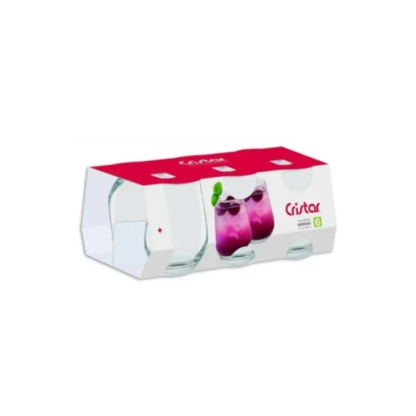 Set 6 vasos Sicilia altos 458 cc – CRISTAR