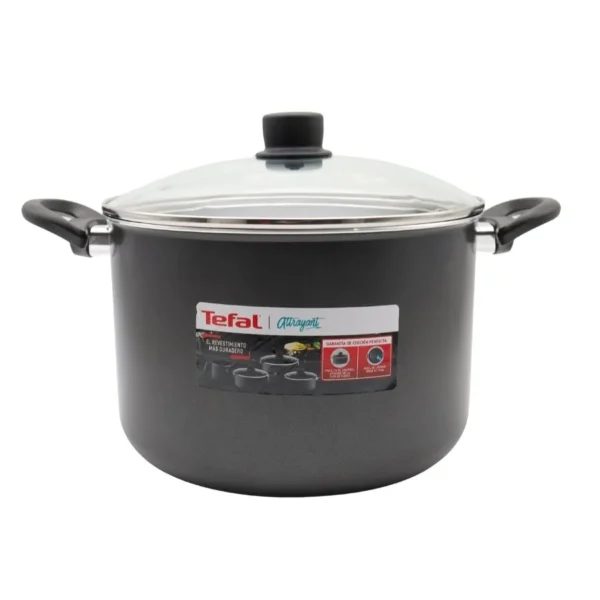 Olla antiadherente Attrayant 24 cm (7,2 L) con tapa – TEFAL