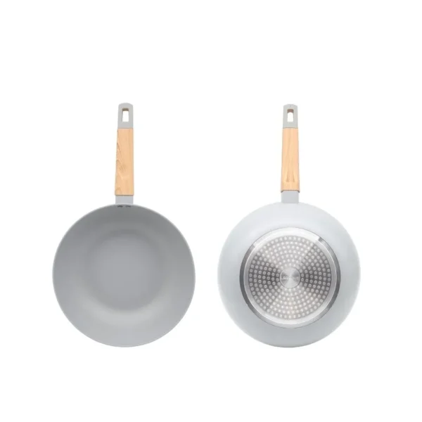 Wok antiadherente Scandi Grey 28 cm – LARHAUS