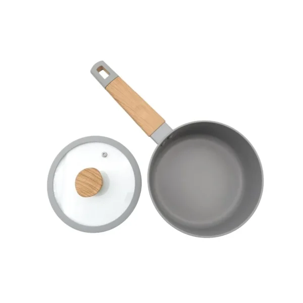 Cacerola antiadherente Scandi Grey con mango 18 cm (2,2 L) – LARHAUS