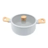 Cacerola antiadherente Scandi Grey 20 cm (3 L) - LARHAUS