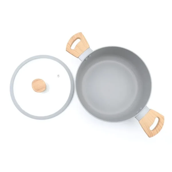 Cacerola antiadherente Scandi Grey 20 cm (3 L) – LARHAUS