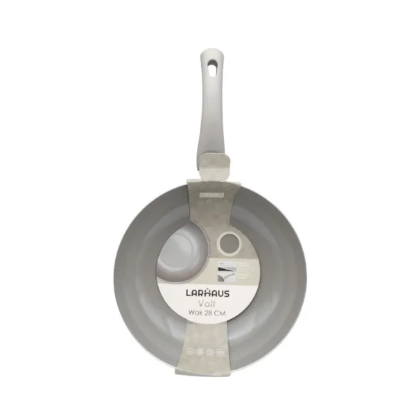 Wok antiadherente Volt Grey 28 cm – LARHAUS