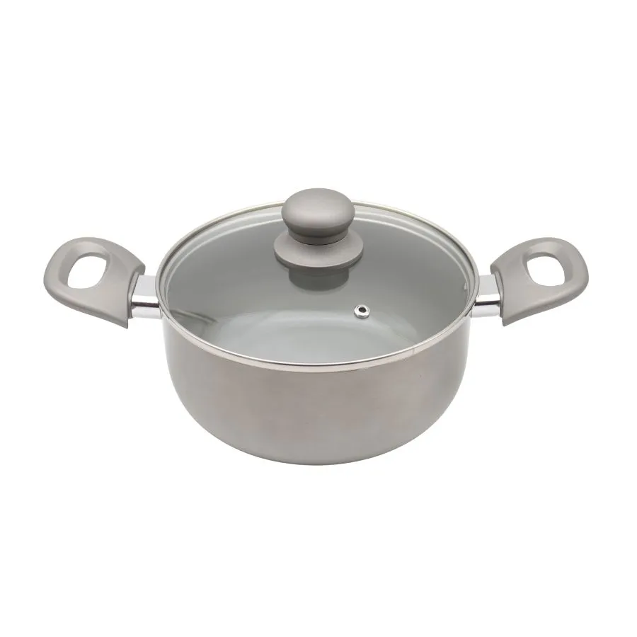 Cacerola antiadherente Scandi Grey 20 cm (3 L) – LARHAUS