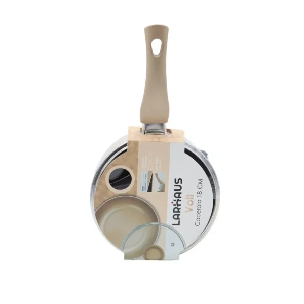 Cacerola antiadherente Volt Champagne con mango 18 cm (2,2 L) – LARHAUS